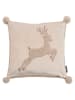 Magma Heimtex Kissenhülle "Rudolph" in Taupe - (L)45 x (B)45 cm