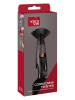 Vacu Vin Korkenzieher "Twister" in Schwarz - (B)7,5 x (H)19,6 x (T)5 cm