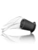 Vacu Vin 2er-Set: Weinausgießer ''Crystal'' in Schwarz - (L)5,8 cm