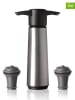 Vacu Vin 3tlg. Weinpumpen-Set in Silber