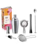Vacu Vin 7tlg. Cocktail-Set in Silber