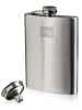Vacu Vin Taschenflasche in Silber - 230 ml