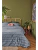 At Home Fluwelen beddengoedset "Soft Shine" blauwgrijs