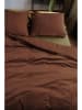 At Home Komplet pościeli  renforcé "Tender" w kolorze brązowym