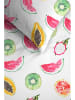 Ambiante Komplet pościeli renforcé "Tutti Frutti" w kolorze białym ze wzorem