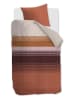 Beddinghouse Renforcé beddengoedset "Bruno" oranje/bruin