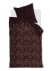 Beddinghouse Komplet pościeli satynowej "Ditsy" w kolorze brązowym