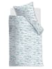 Beddinghouse Komplet pościeli satynowej "Emma" w kolorze biało-niebieskim