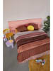 Beddinghouse Renforcé beddengoedset "Jacco" lichtroze/rood