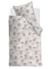 Rivièra Maison Komplet pościeli "Palm Parade" w kolorze kremowym