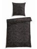 Schiesser Renforcé-Bettwäsche-Set "Roan" in Schwarz/ Rosa