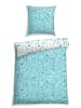 Schiesser Renforcé-Bettwäsche-Set "Jakson" in Türkis