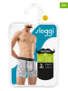 Sloggi 2-delige set: boxershorts zwart/wit