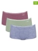 Sloggi 3er-Set: Pantys "Go Crush" in Hellblau/ Grün/ Lila