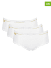 Sloggi Pełne figi (3 pary) "Basic Gold" w kolorze białym