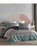 Elizabed Renforcé beddengoedset "Ash" mintgroen/beige