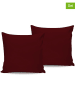 Elizabed Poszewki satynowe (2 szt.) w kolorze brązowym na poduszkę