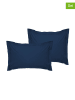 Elizabed Poszewki satynowe (2 szt.) w kolorze granatowym na poduszkę