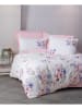 Elizabed Komplet pościeli renforcé w kolorze biało-jasnoróżowym