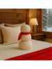 Elizabed Kissen in Creme/ Rot - (B)25 x (H)55 x (T)19 cm