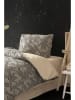 Elizabed Renforcé-Bettwäsche-Set "Labirent" in Schwarz/ Grau