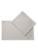 Elizabed 2er-Set: Badvorleger "Rabbit" in Grau/ Beige