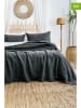 Elizabed 3-delige set: bedsprei en kussenhoezen "Silvia" antraciet