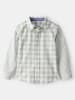 OshKosh Hemd in Khaki/ Weiß