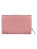 Bottega Veneta Leder-Geldbörse in Rosa - (B)14 x (H)9 x (T)2 cm