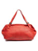 Bottega Veneta Skórzana torebka w kolorze czerwonym - 38 x 20 x 20 cm