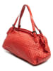 Bottega Veneta Skórzana torebka w kolorze czerwonym - 38 x 20 x 20 cm