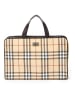 Burberry Aktówka w kolorze beżowym - 36 x 24 x 8 cm