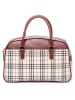 Burberry Torebka w kolorze beżowo-czerwonym - 33 x 22 x 14 cm
