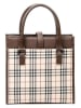 Burberry Torebka w kolorze kremowo-brązowym - 23 x 22 x 11 cm