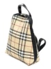 Burberry Plecak w kolorze beżowo-czarnym - 22 x 26 x 10 cm