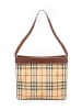 Burberry 2nd Hand Schultertasche in Beige/ Hellbraun - (B)28 x (H)23 x (T)8 cm