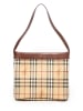 Burberry 2nd Hand Schultertasche in Beige/ Hellbraun - (B)28 x (H)23 x (T)8 cm