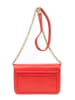 Chloé Skórzana torebka w kolorze czerwonym - 21 x 14 x 5 cm