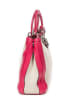 Dior Henkeltasche in Creme/ Pink - (B)38 x (H)26 x (T)12 cm