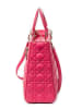 Dior Leder-Henkeltasche in Pink - (B)32 x (H)25 x (T)11 cm