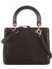 Dior Leder-Henkeltasche in Schwarz - (B)24 x (H)19 x (T)12 cm