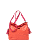 Loewe Leder-Umhängetasche in Rot - (B)27 x (H)26 x (T)14 cm