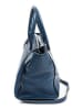 PRADA 2nd Hand Leder-Henkeltasche in Blau - (B)27 x (H)21,5 x (T)17,5 cm