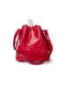 Louis Vuitton Leder-Schultertasche "Noe" in Rot - (B)24 x (H)26 x (T)18 cm
