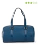 Louis Vuitton Leder-Schultertasche "Soufflot" in Blau - (B)30 x (H)14,5 x (T)13,5 cm