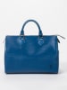Louis Vuitton Leder-Henkeltasche in Blau - (B)27 x (H)19 x (T)15 cm