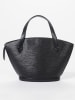 Louis Vuitton Leder-Henkeltasche "St-Jacques PM" in Schwarz - (B)23 x (H)24 x (T)10 cm