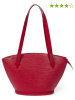 Louis Vuitton Skórzana torebka "St-Jacques" w kolorze czerwonym - 24 x 23 x 10 cm