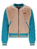 No-No Blouson "Doris" in Beige/ Blau