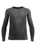 Odlo Funktionsunterhemd in Schwarz/ Grau